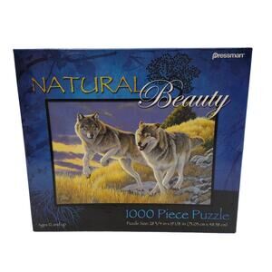 Natural Beauty Wolves Pressman 1000 Piece Jigsaw Puzzle 12+ NEW SEALED 2010